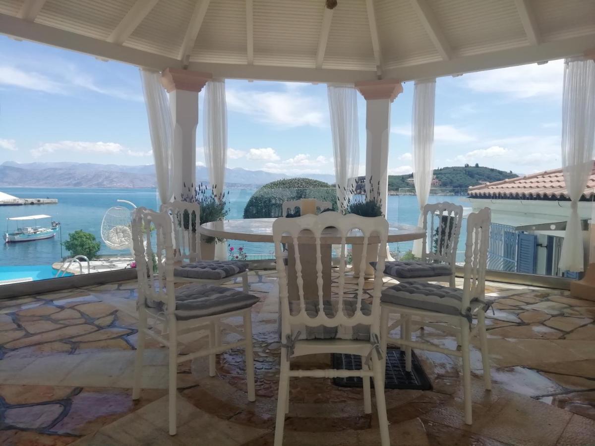 Imerolia Beach Villa Kassiopi Corfu エクステリア 写真